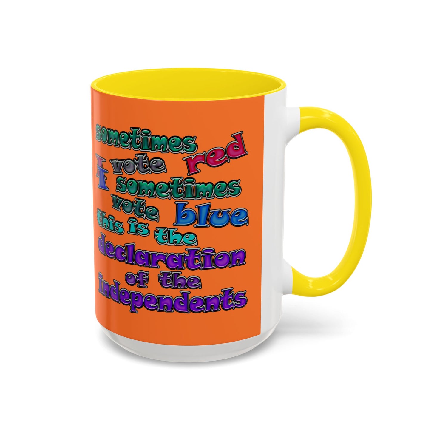 declaration of the independents - Accent Mug (crusta)