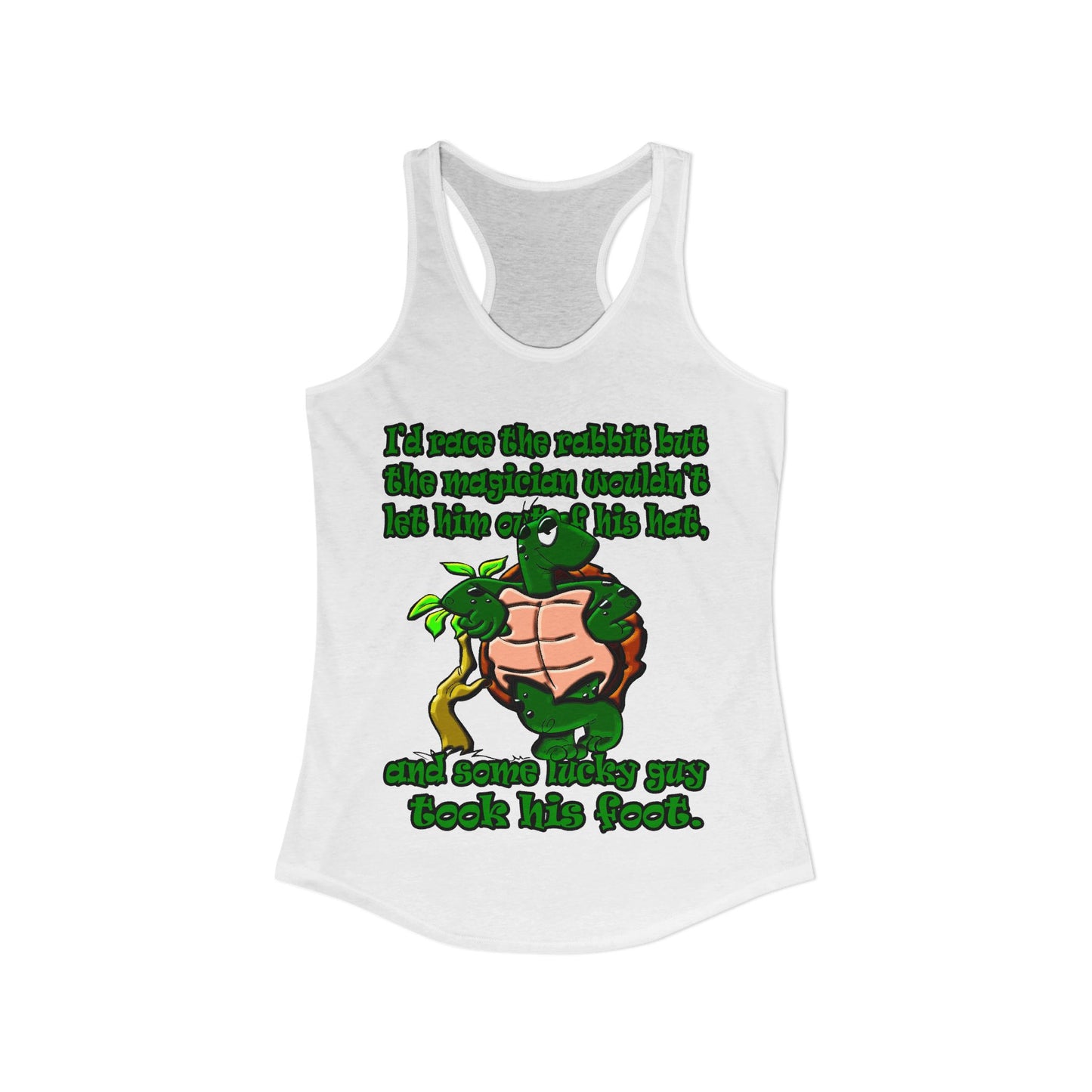 turtle race - Women's Ideal Racerback Tank