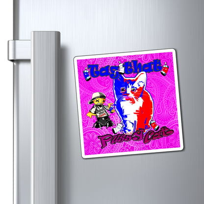 tag that - Magnets - (pink swirl)