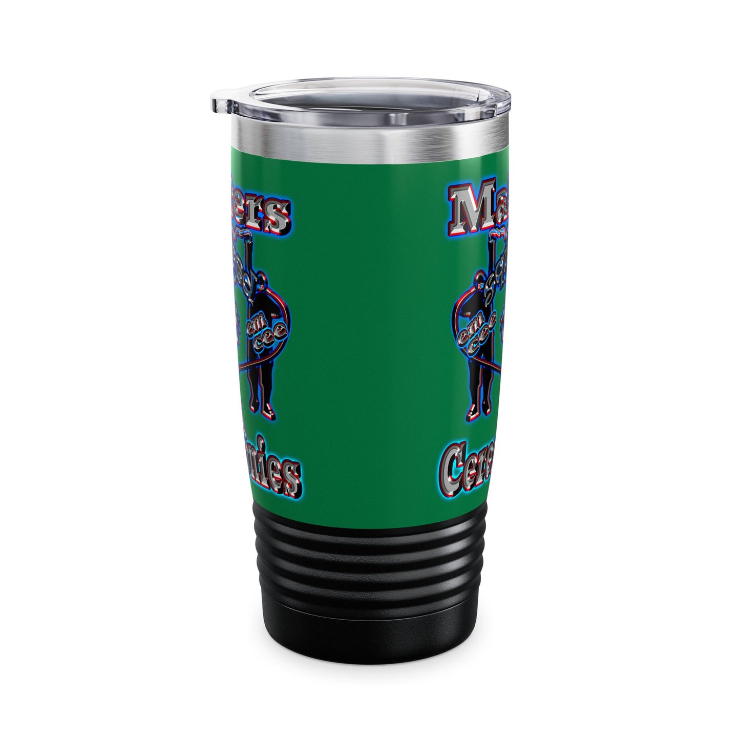 em cee squared - Ringneck Tumbler, 20oz (dark green)