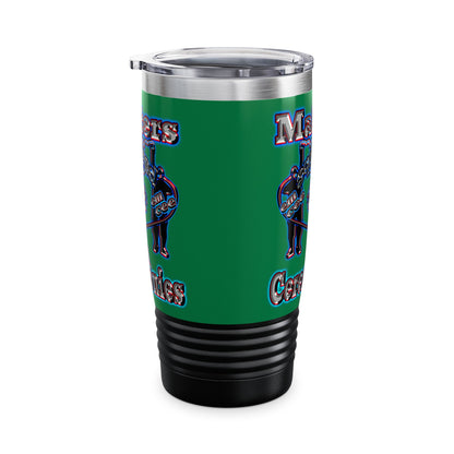 em cee squared - Ringneck Tumbler, 20oz (dark green)