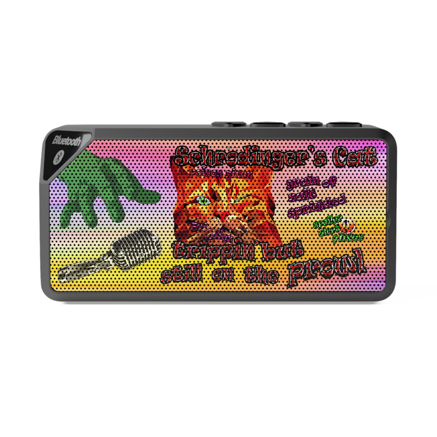 schrodinger's cat - Jabba Bluetooth Speaker (color blur)
