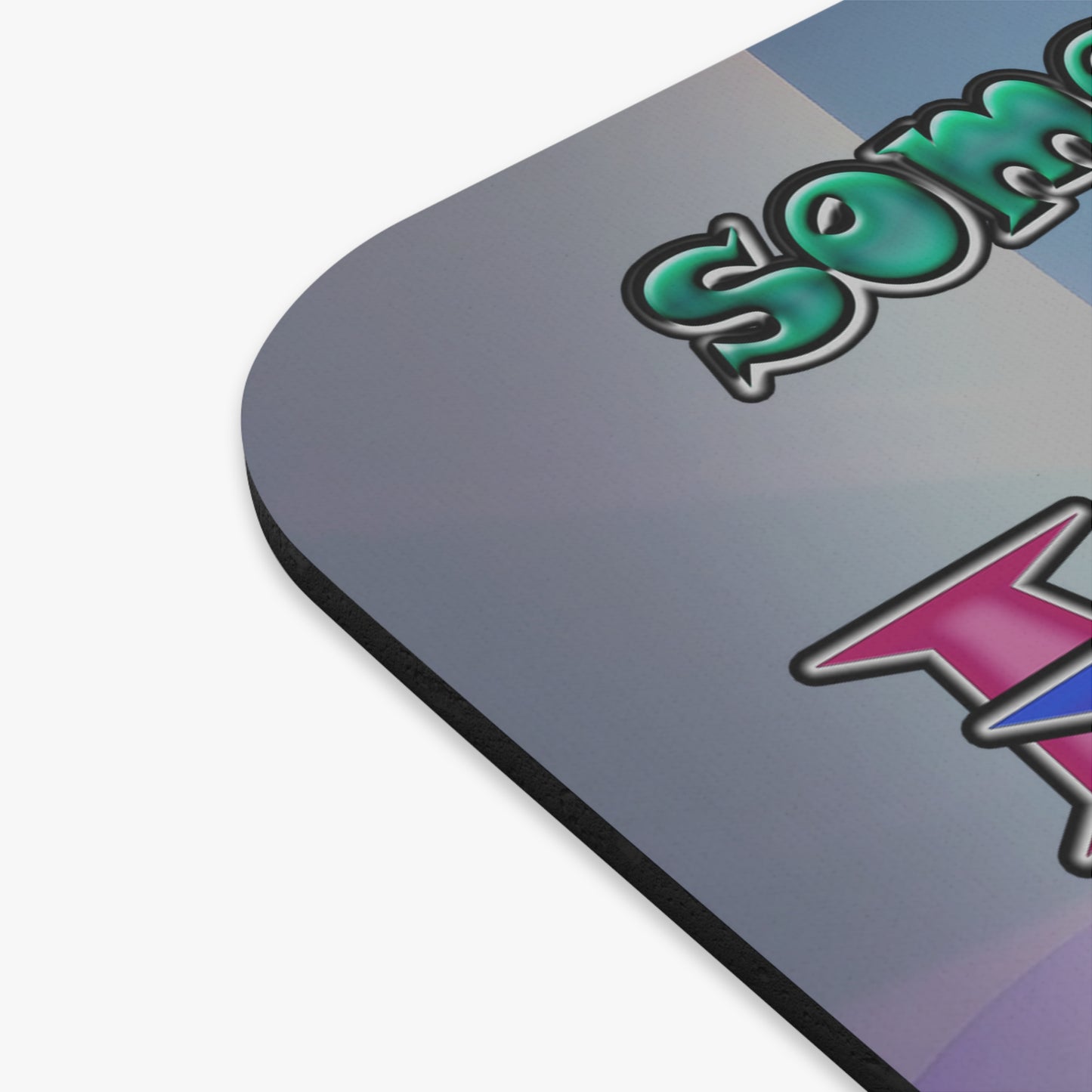 declaration of the independents - Mouse Pad (Rectangle) (grey-pink wave)