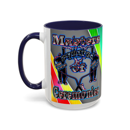 em cee squared - Accent Mug (rainbow split)