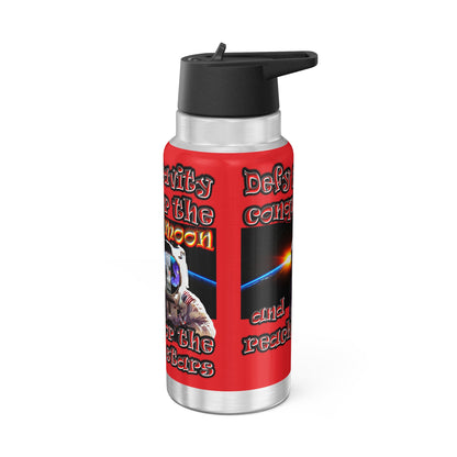 defy conquer reach - Gator Tumbler, 32oz (red)