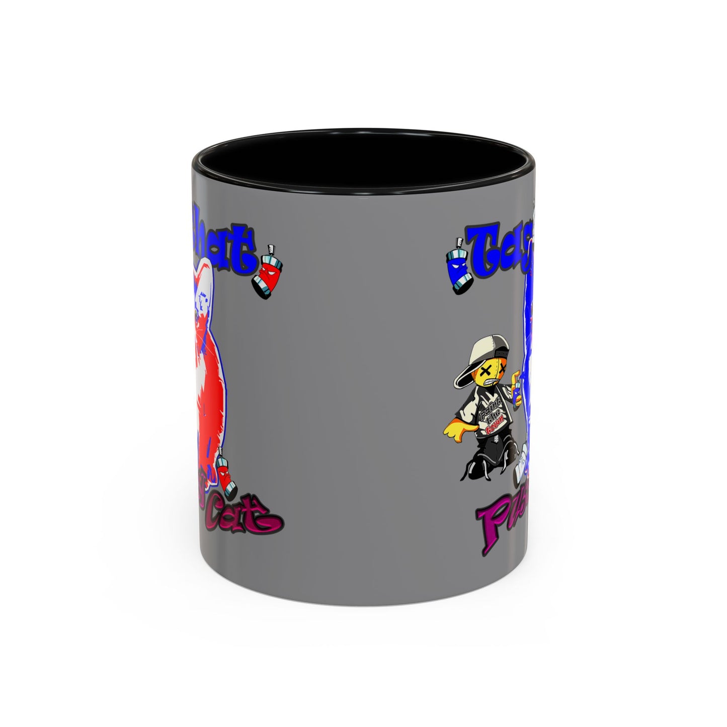 tag that - Accent Mug (grey)