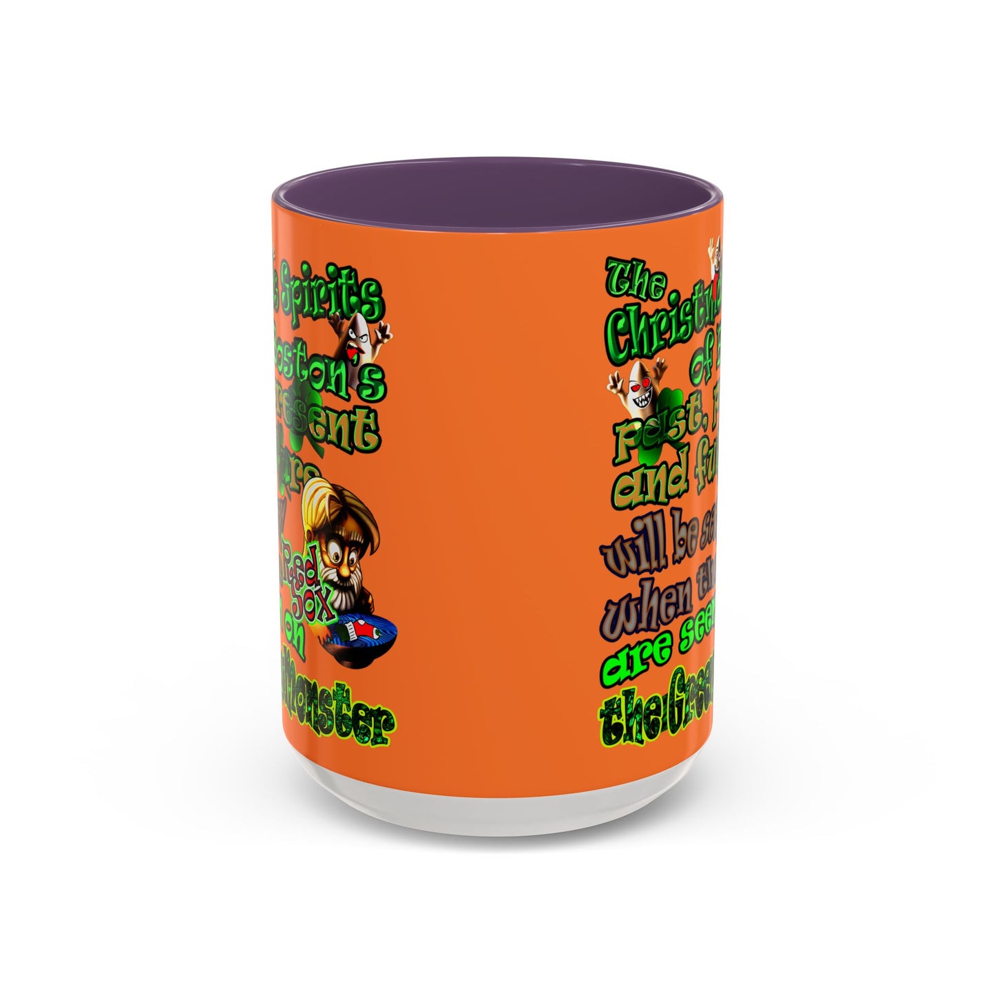 christmas spirits of boston - Accent Mug (crusta)