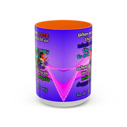 doggystyle - Accent Mug (purple-pink wave)