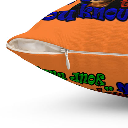 high noon - Spun Polyester Square Pillow - (crusta)