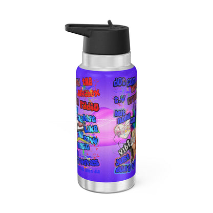 drop the beat - Gator Tumbler, 32oz  (purple-pink wave)