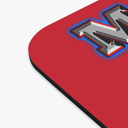 em cee squared - Mouse Pad (Rectangle) (dark red)