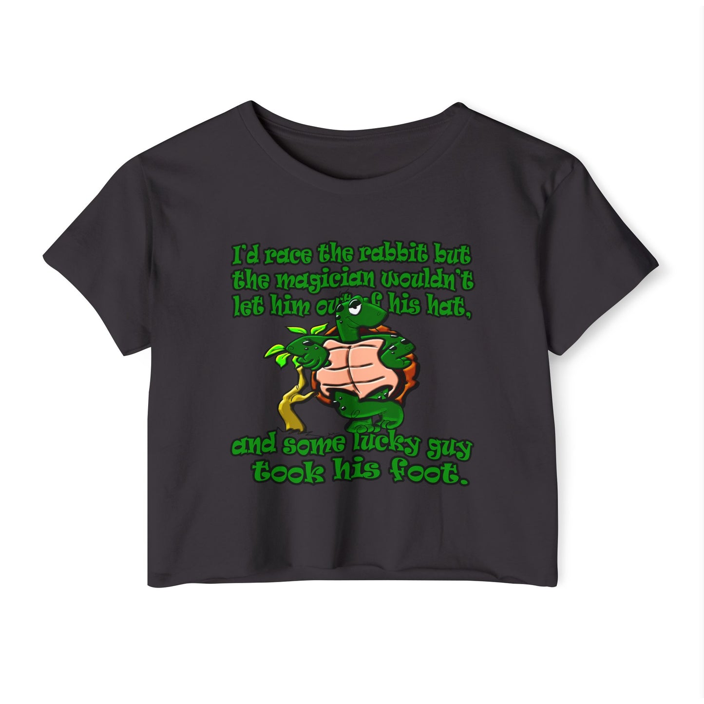 turtle race - Women's Festival Crop Top