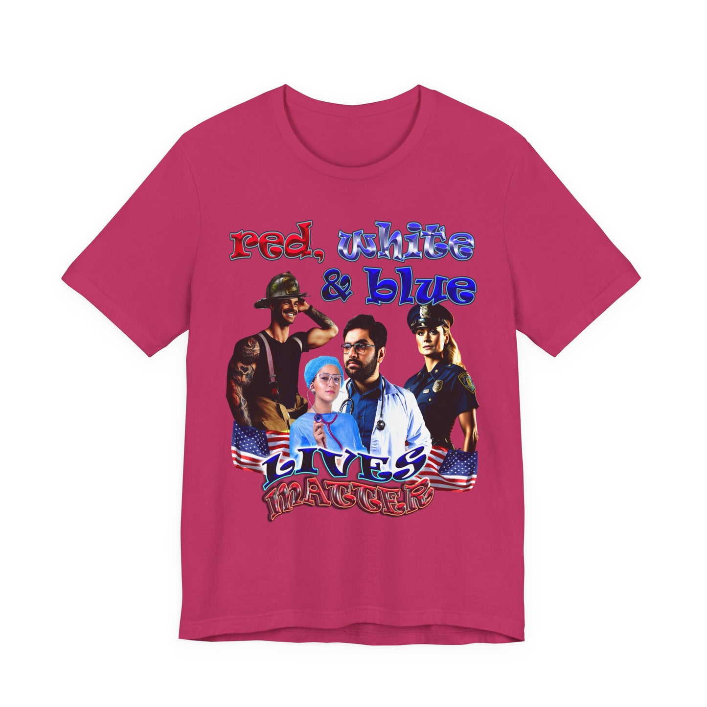 rw&b lives matter - Unisex Jersey Short Sleeve Tee