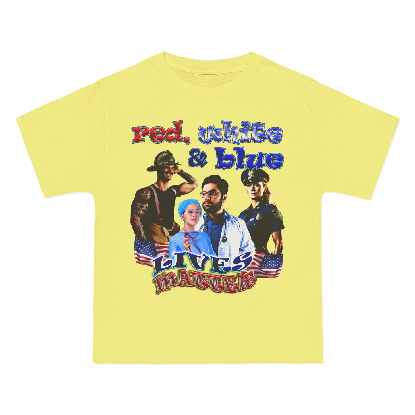 rw&b lives matter - Beefy-T®  Short-Sleeve T-Shirt