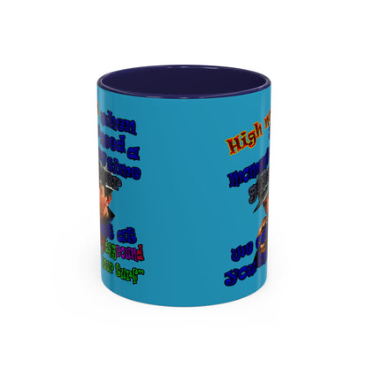 high noon - Accent Mug (turquoise)