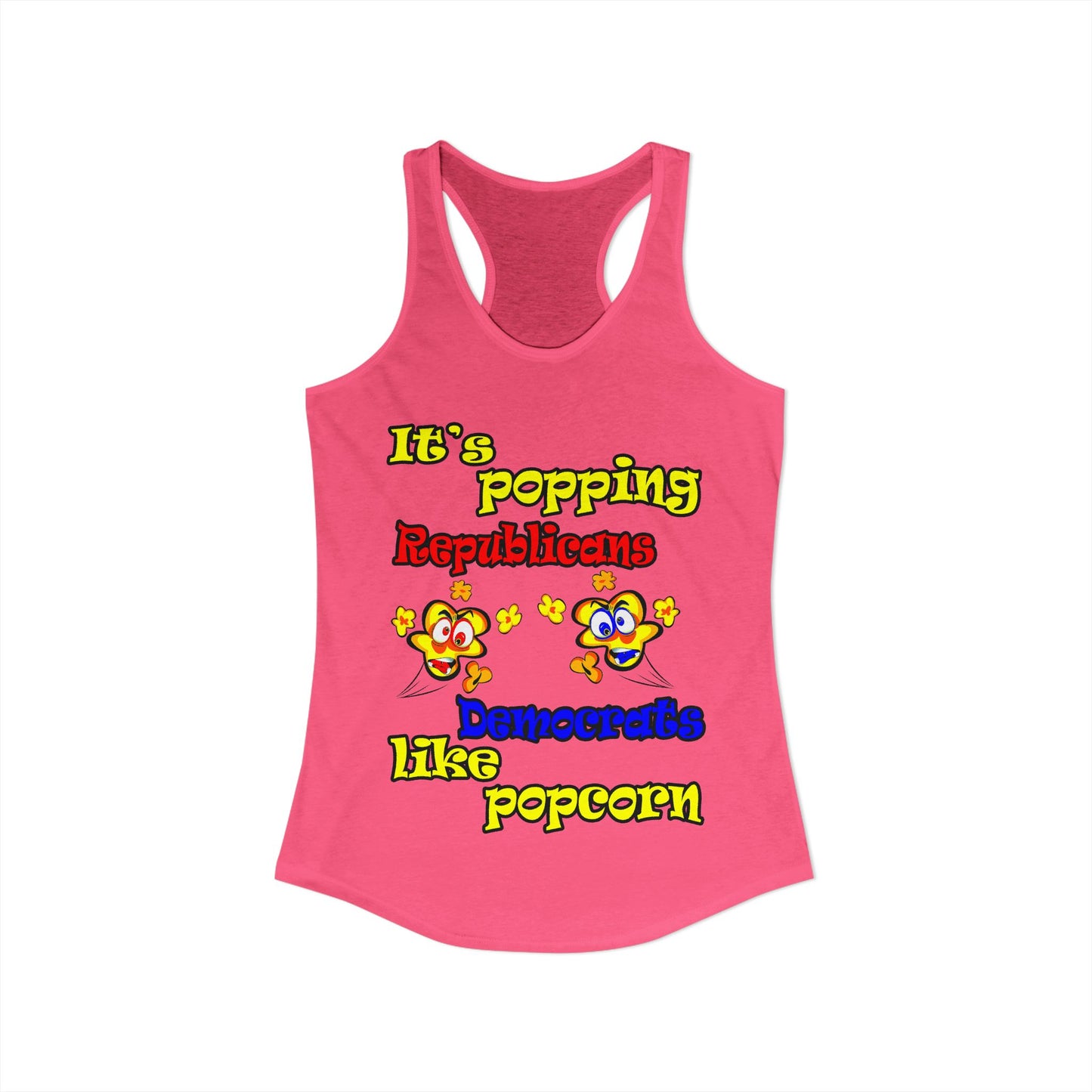 popping like popcorn - Women's Ideal Racerback Tank