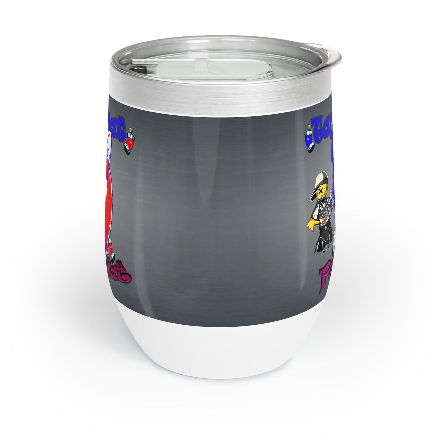 tag that - Chill Wine Tumbler (grey-light grey)