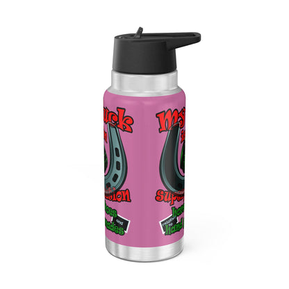 my luck - Gator Tumbler, 32oz (light pink)