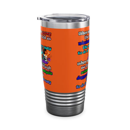 doggystyle - Ringneck Tumbler, 20oz (orange)