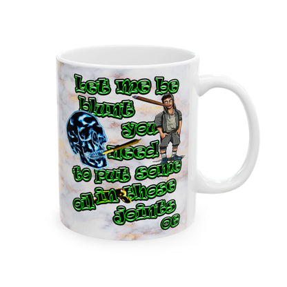 og - White Mug (white marble)