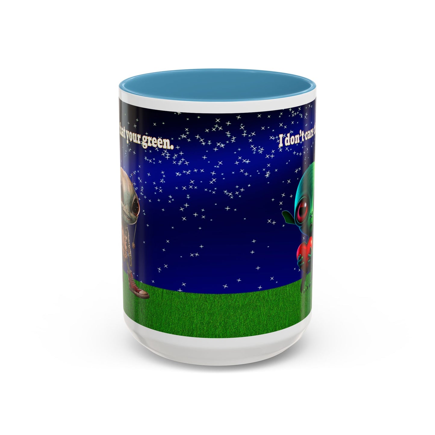 I don't care that your grey - Accent Mug ('snoops' background)