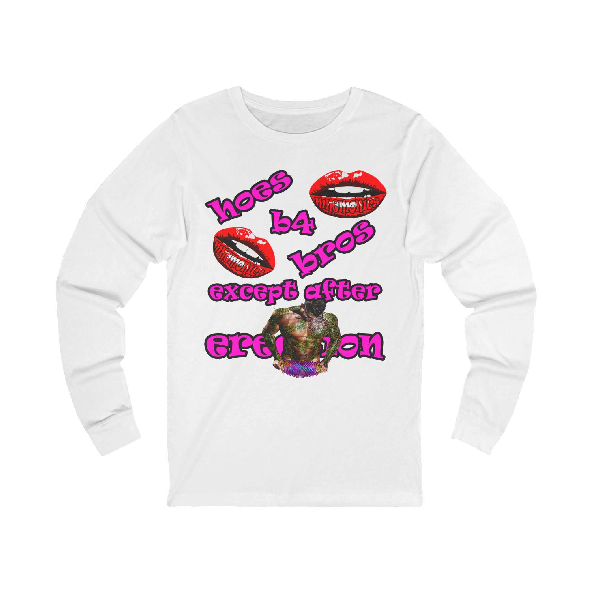 hoes b4 bros - Unisex Jersey Long Sleeve Tee