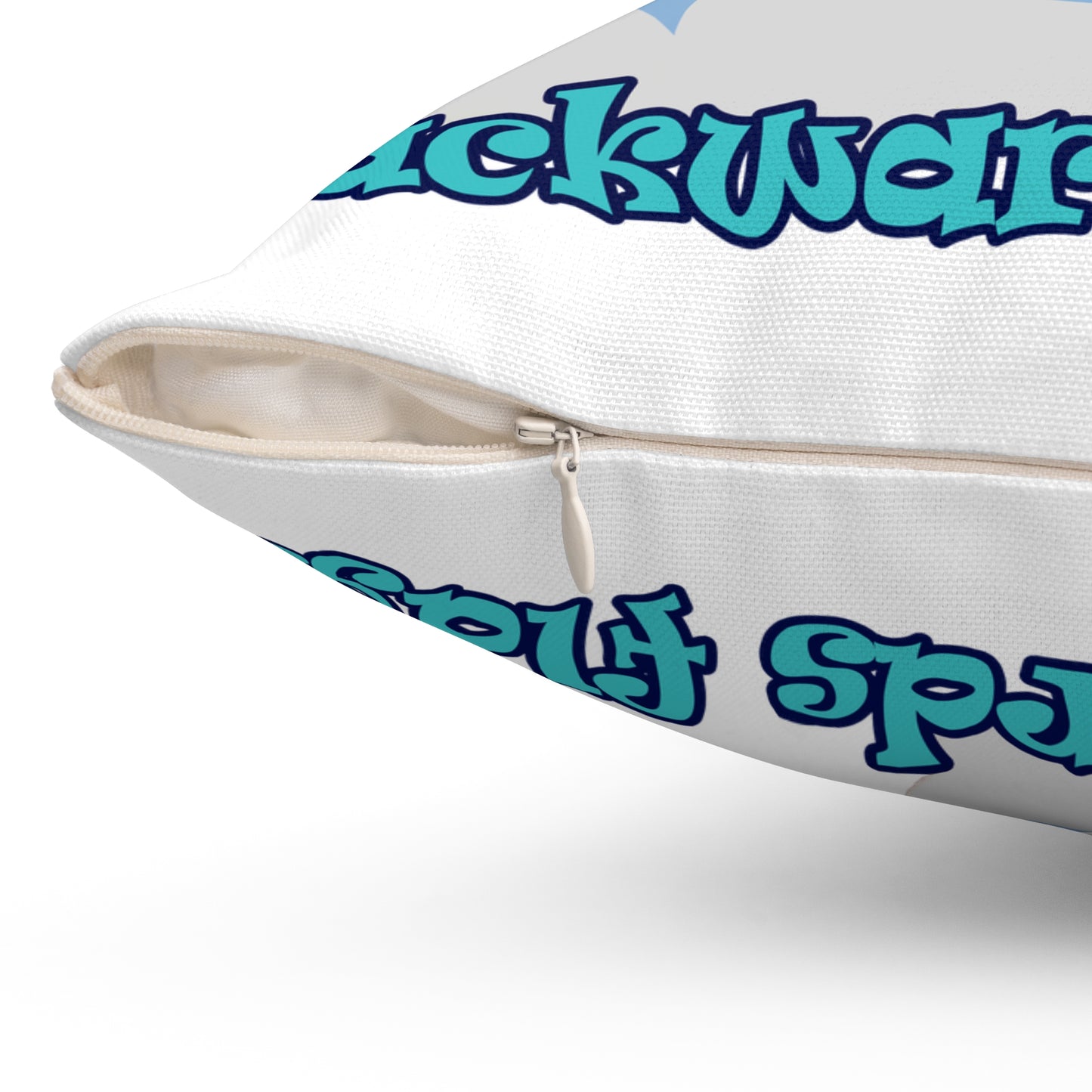 shoot for the stars - Spun Polyester Square Pillow - (white)