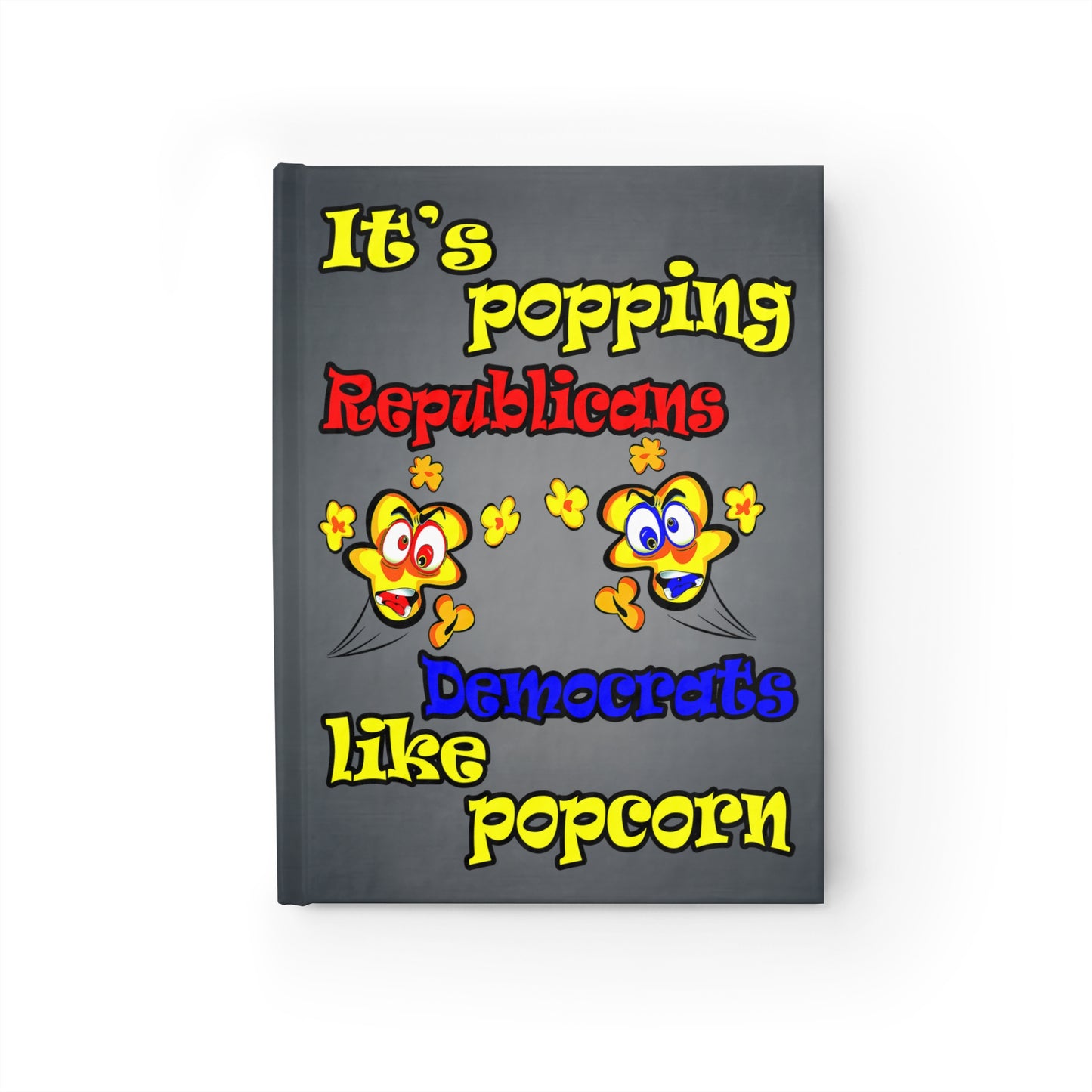 popping like popcorn - journal-blank (grey-light grey)