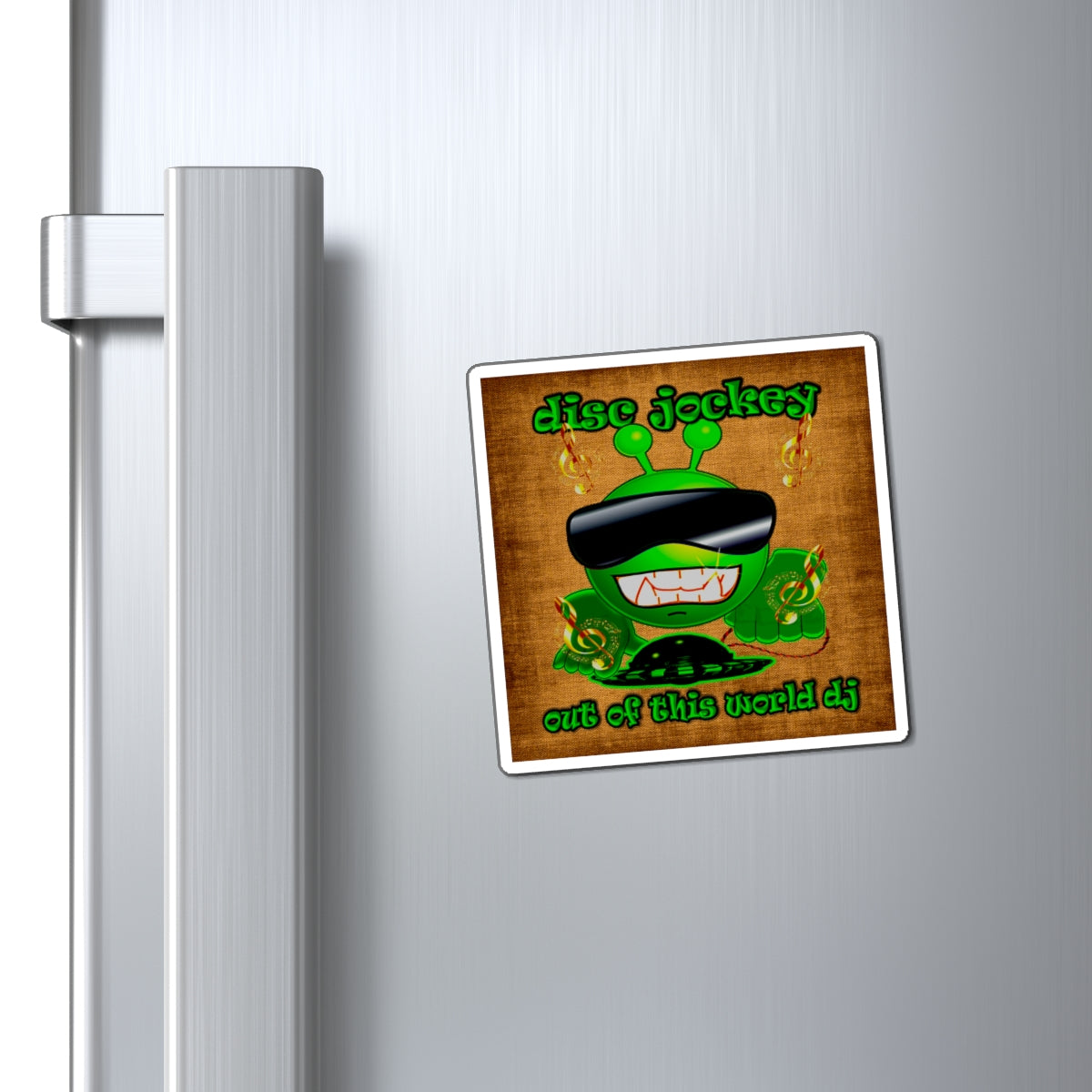 disc jockey - Magnets - (brown papyrus)