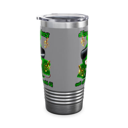 disc jockey - Ringneck Tumbler, 20oz (grey)