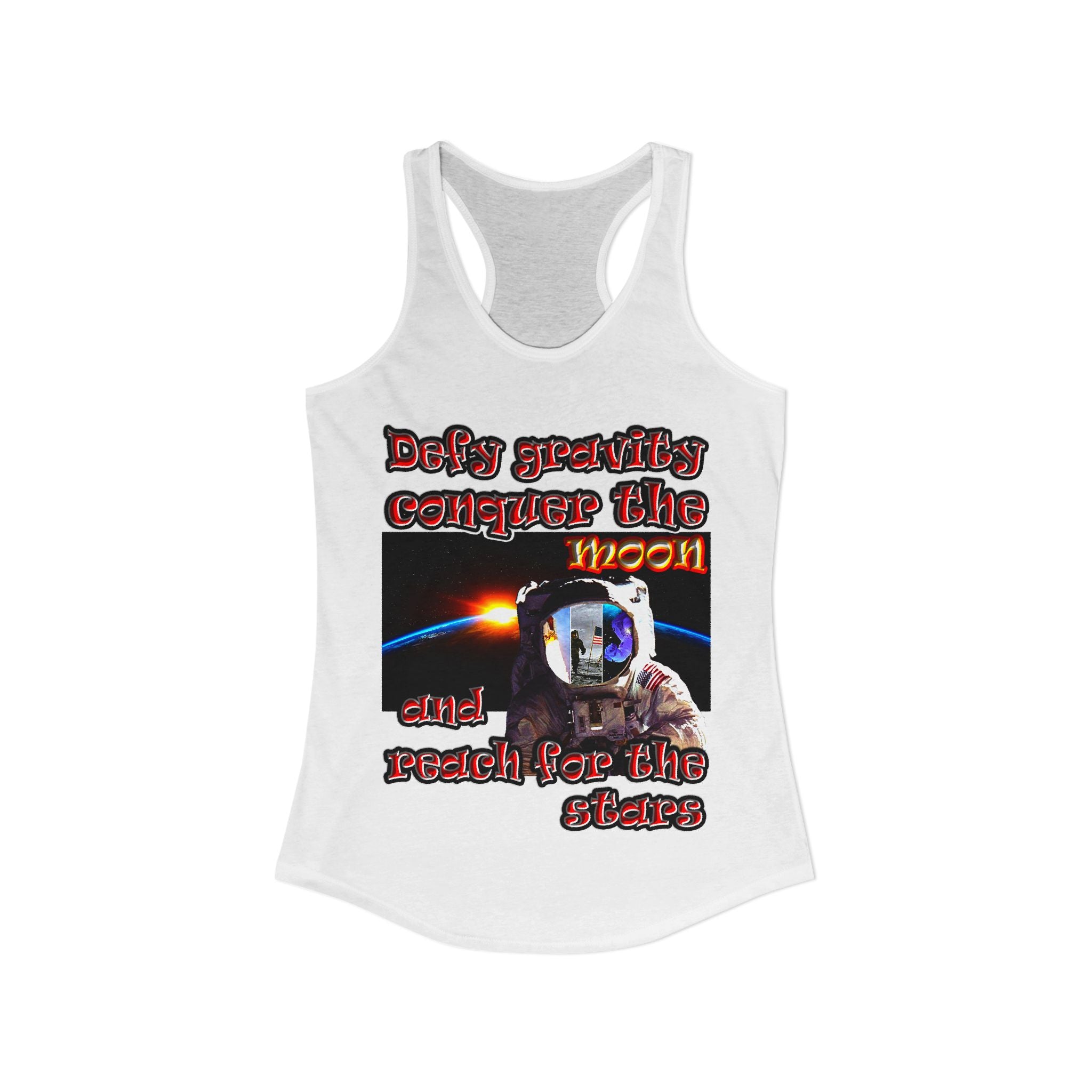 defy conquer reach - Women's Ideal Racerback Tank