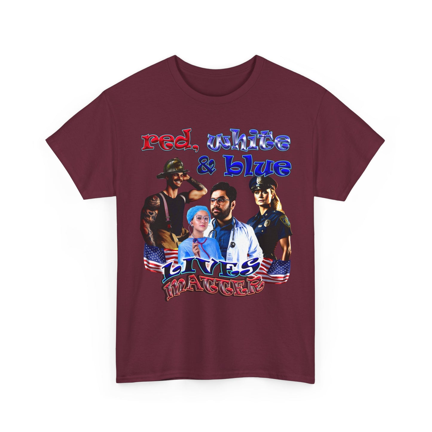 rw&b lives matter - Unisex Heavy Cotton Tee