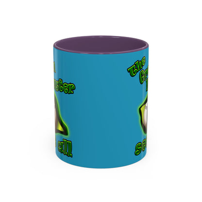 green monster - Accent Mug (turquoise)