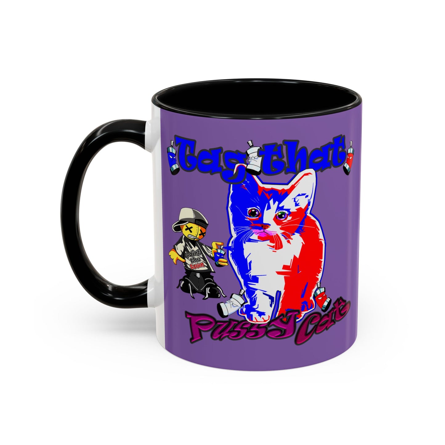 tag that - Accent Mug (light purple)