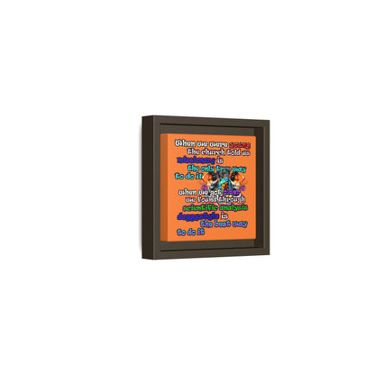 doggystyle - framed canvas art (crusta)