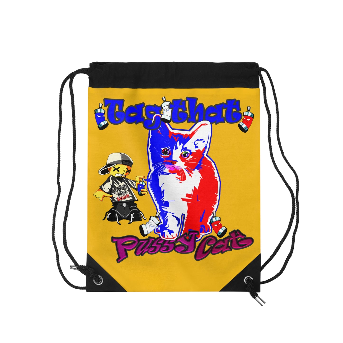 tag that - Drawstring Bag (yellow)