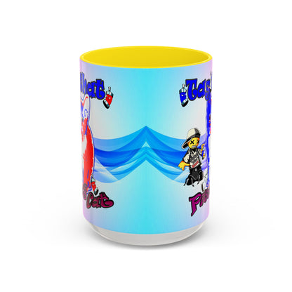 tag that - Accent Mug (light blue-pink wave)