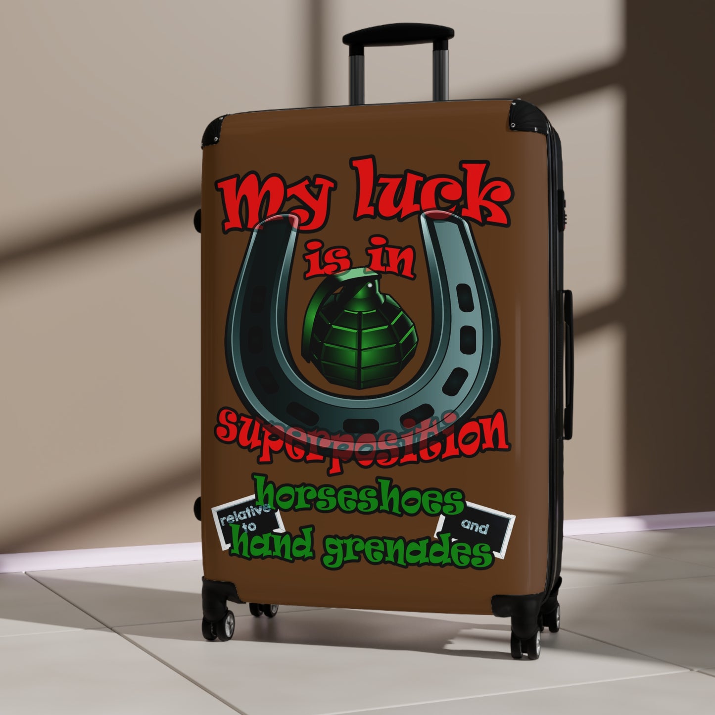 my luck - Suitcase (brown)