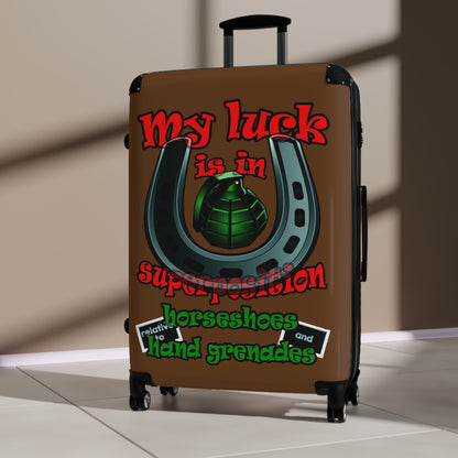 my luck - Suitcase (brown)