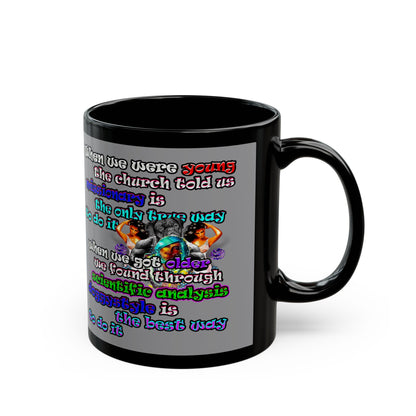 doggystyle - Black Mug (grey)