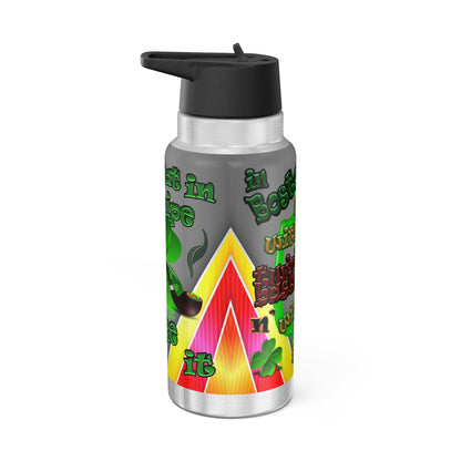 celtics logo - Gator Tumbler, 32oz  (rainbow split)