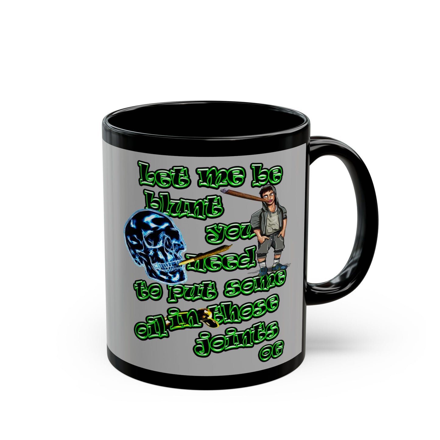 og - Black Mug (light grey)