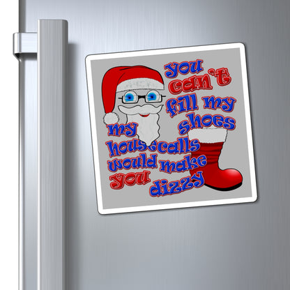 santa's shoes - Magnets - (light grey)