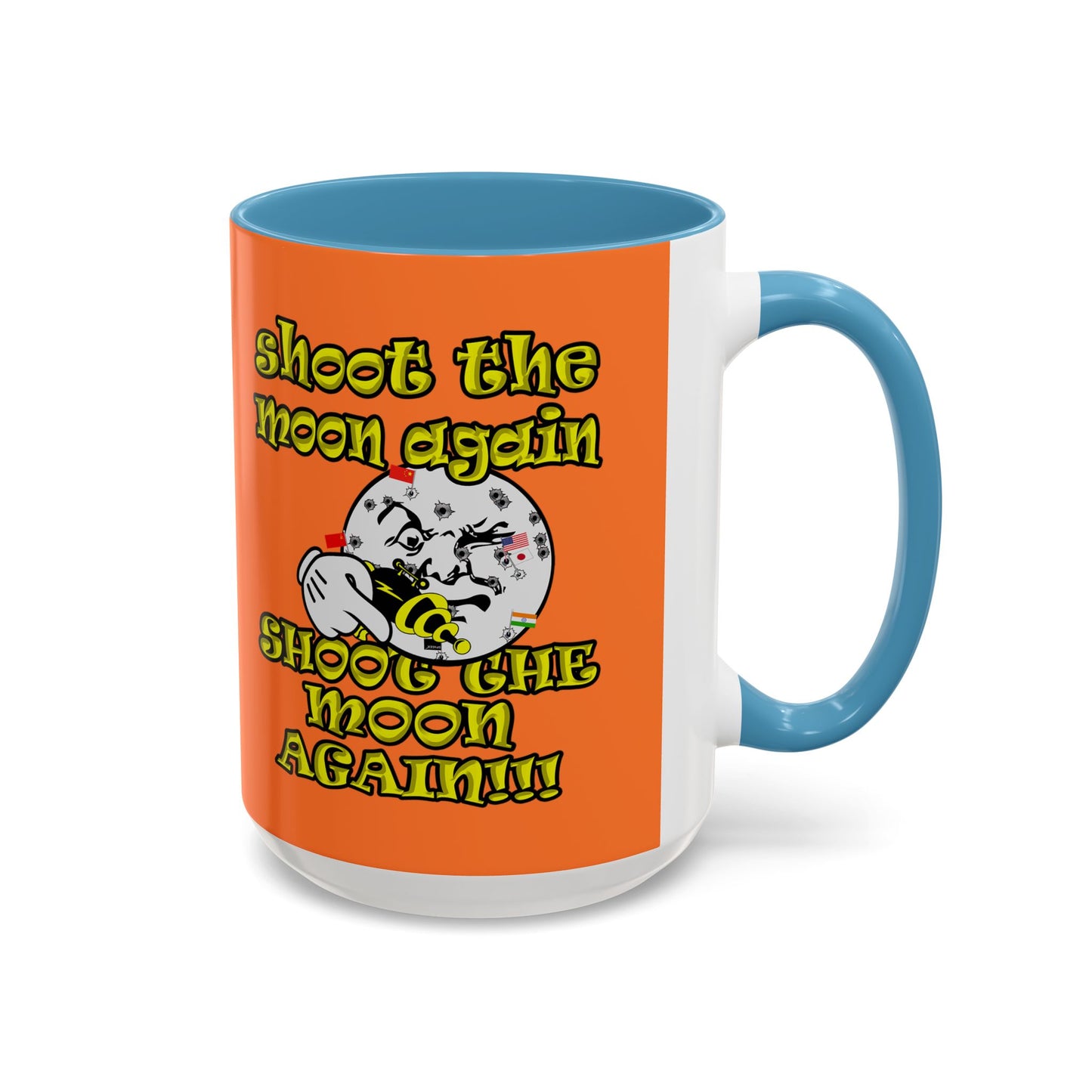 shoot the moon again - Accent Mug (crusta)