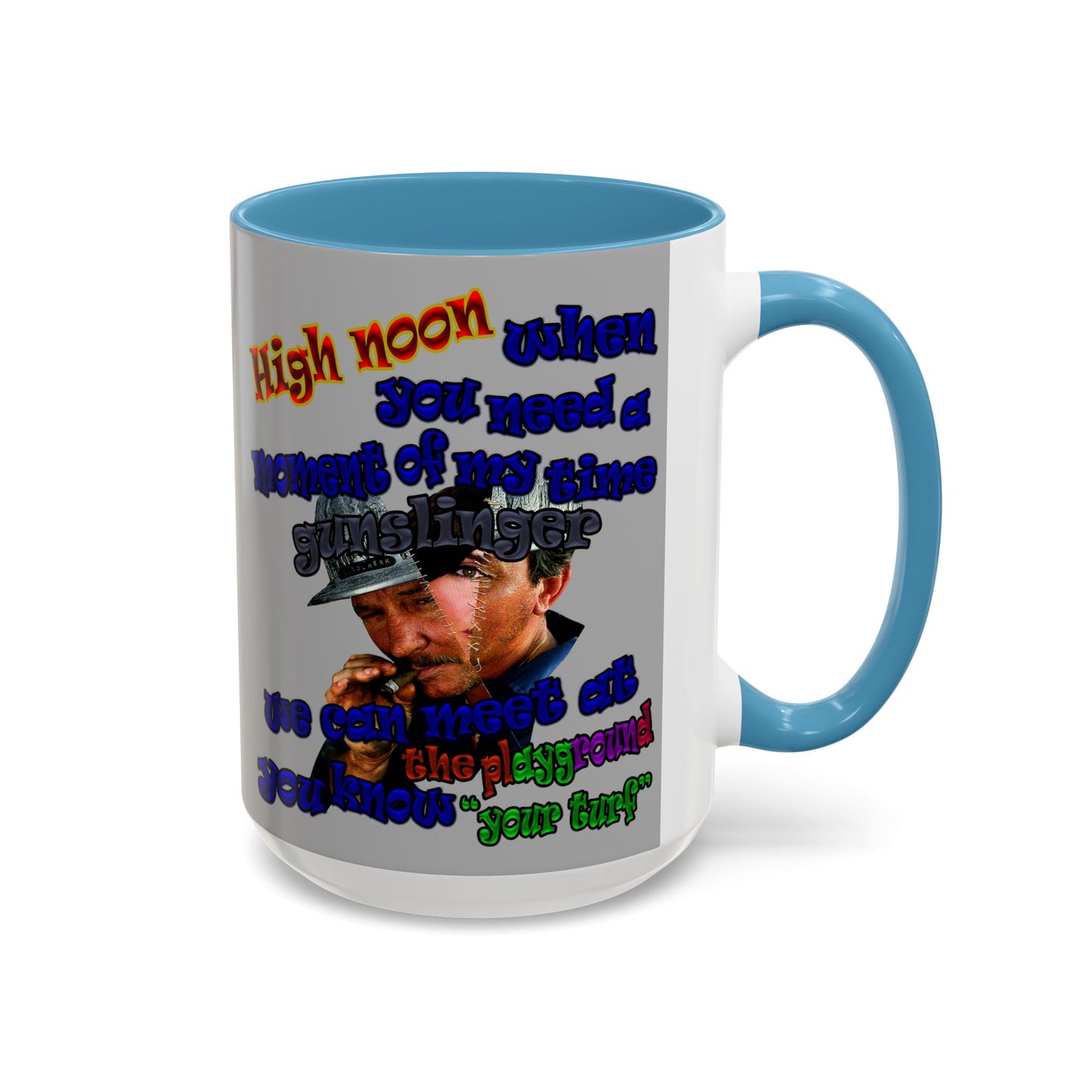 high noon - Accent Mug (light grey)