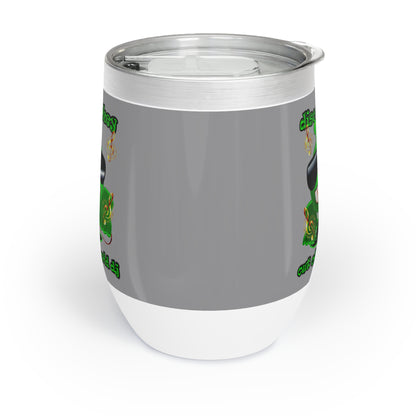 disc jockey - Chill Wine Tumbler (grey)