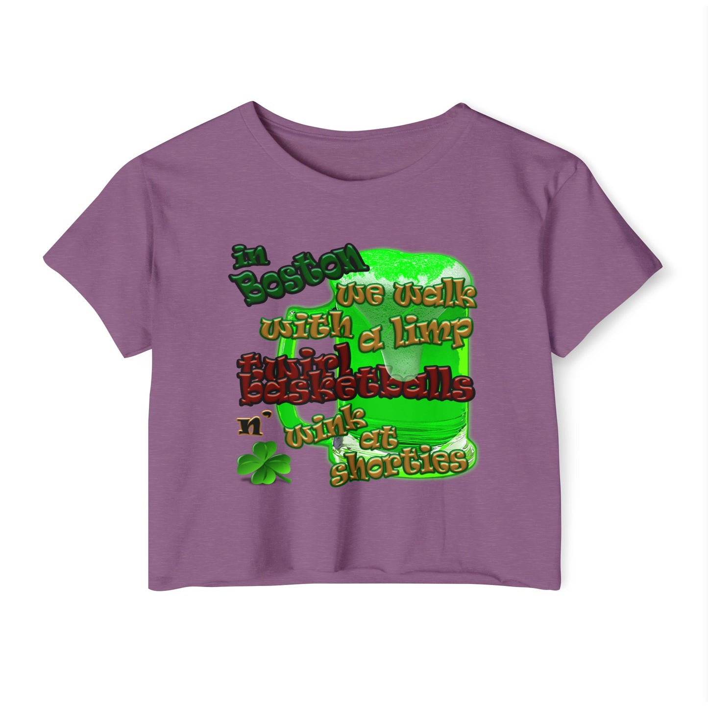 celtics logo - Women's Festival Crop Top