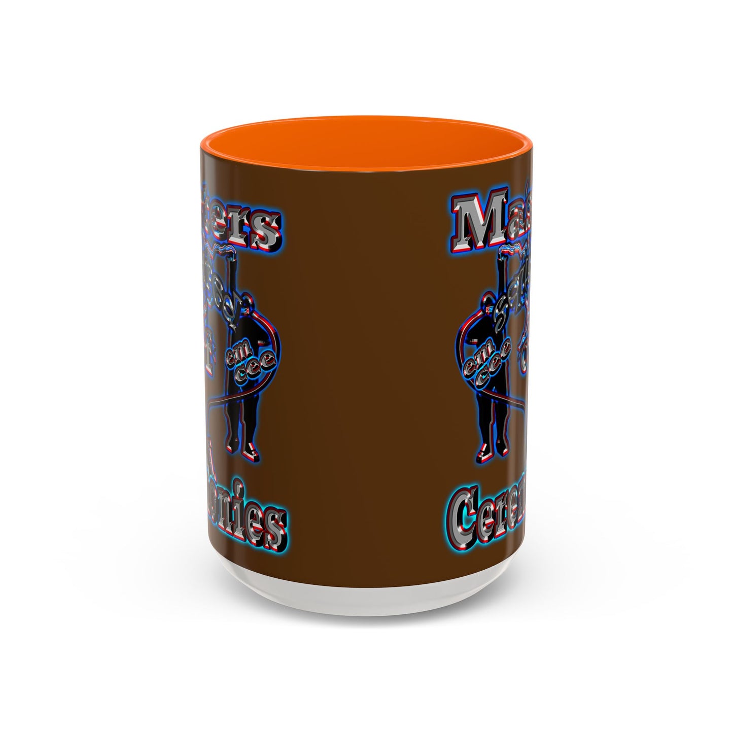 em cee squared - Accent Mug (brown)