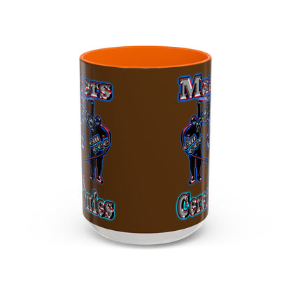 em cee squared - Accent Mug (brown)