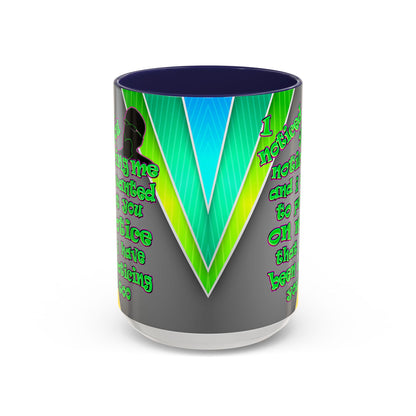 noticed you noticing - Accent Mug (rainbow split)